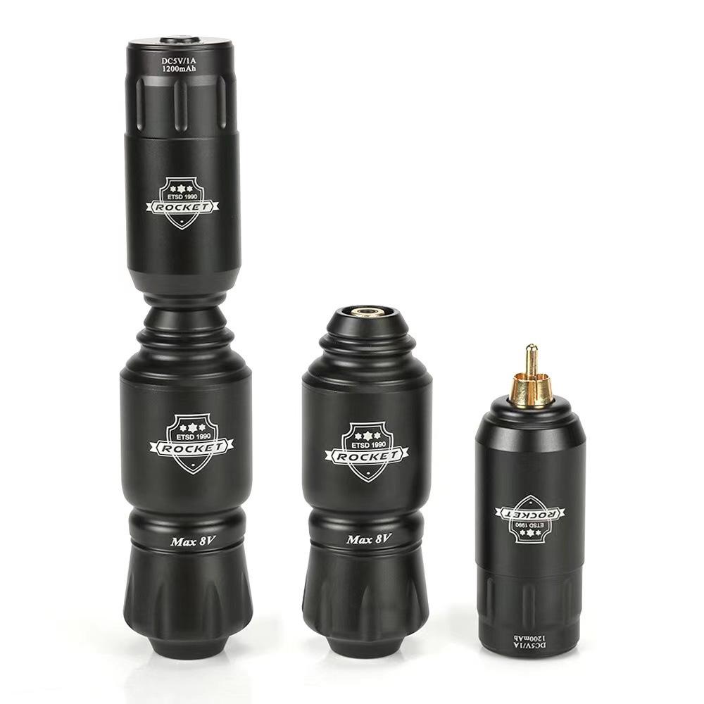 Набор коротких ручек для татуировки RCA беспроводной источник питания — фото 4