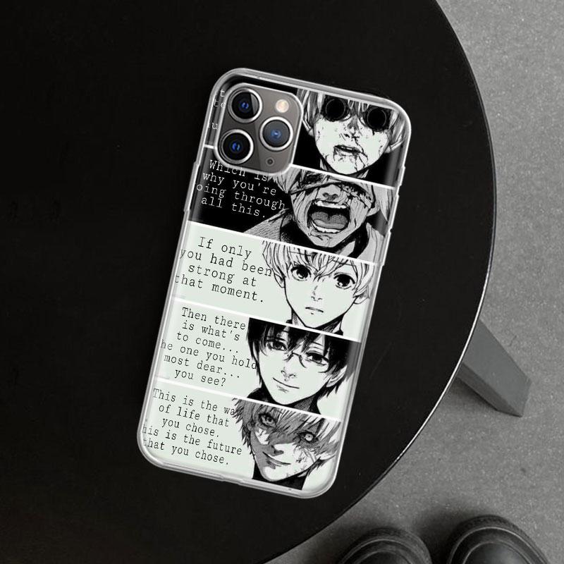 Anime Tokyo Ghouls Terror Phone Case Cover For iPhone 11 12 13 Mini 14 15 Plus 16 Pro Max 17 Air 7 8 + SE Art Customized Fundas
