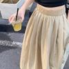 2026 Women's Retro French A-Line Knee-Length Umbrella Skirt