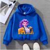 Kpop Dämonenjäger Anime RUMI Mädchen Hoodie Cartoon Bedruckt Lässig Warm Bequem Sweatshirt