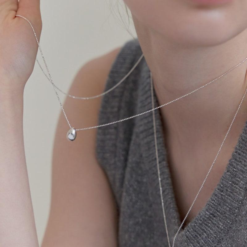 Life Teardrop long necklace