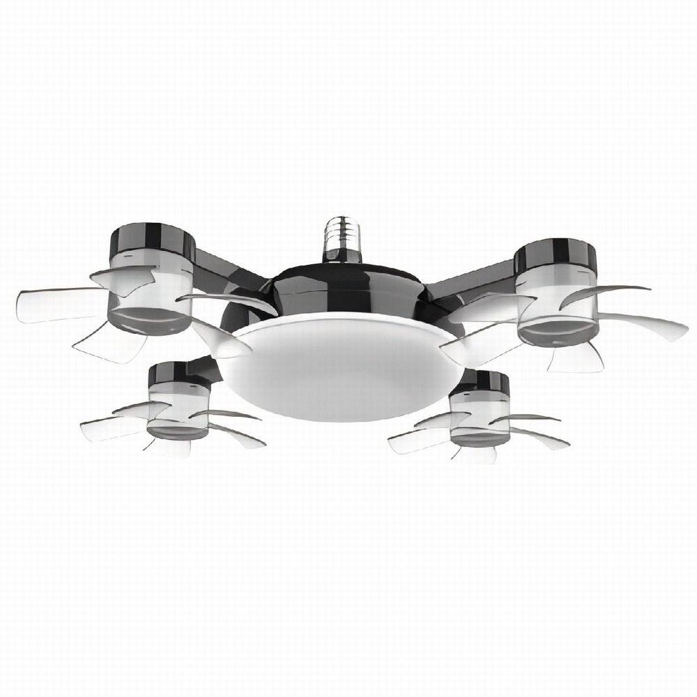 Ventilatore da Soffitto con Telecomando Lampada da Soffitto 2 in 1 Ventilatore Elettrico Senza Fili Semplice Soggiorno