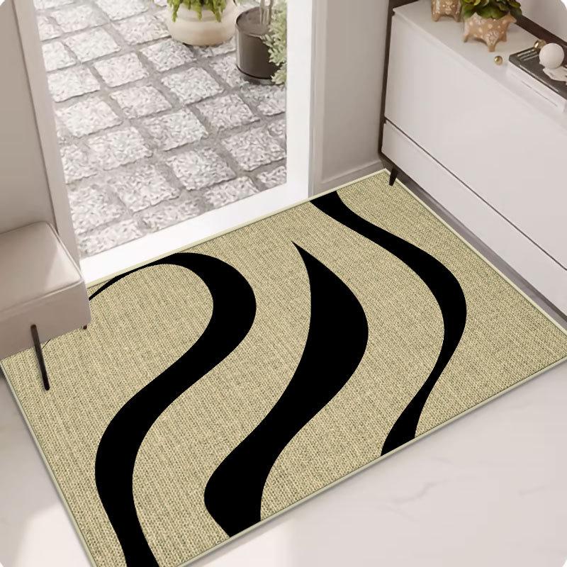 

Льняной впитывающий коврик у входа: Использование двери, ванной комнаты и кухни 40x60 cm