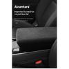 For Tesla Model 3, Model Y 2018 2019 2020 2021 2022 Alcantara Central  Armrest Lid Cover Sheath Shell Black