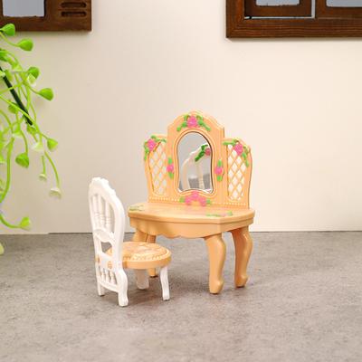 1:12 Dollhouse Miniature Simulation Wardrobe Dresser Bedroom Set Furniture Model Decor Toy Doll House Accessories