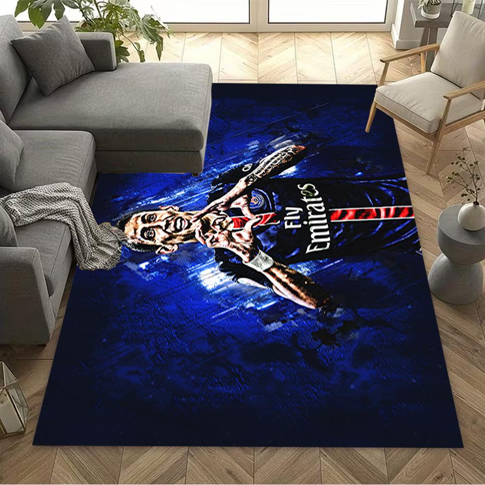 Paris Saint-germain Celebration Floor Rug Office Rug Design for Kitchen Study room Balcony Dining Room Anti-slip Rug Anime Office Decor