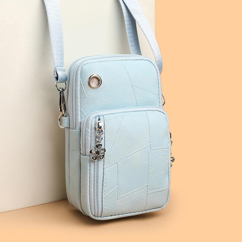 IELGY Fashion Simple All-Match Vertical Mobile Phone Bag