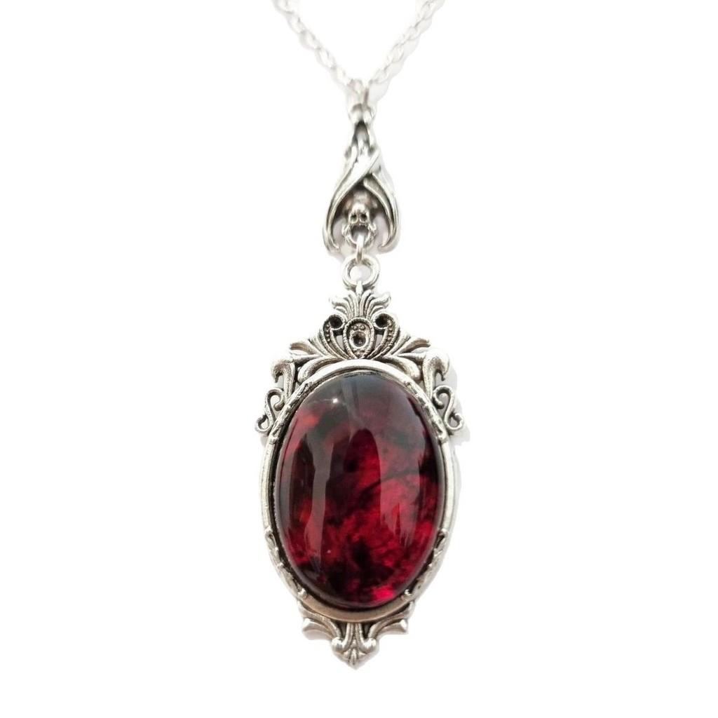Collana Ciondolo Gotica da Vampiro con Motivo Pipistrello per Donne Accessori Moda