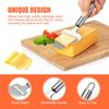 Stainless Steel Wire Cheese Slicer Cheese Planer Tool Adjustable Thickness Cutter Soft Semi-Hard Hard Cheeses Kitchen Cook Tool