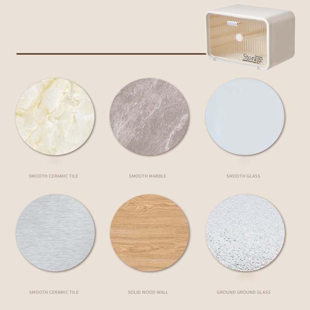 Wall Mounted Facial Towel Storage Box Large Capacity Roll Paper Holder  Bedside Table