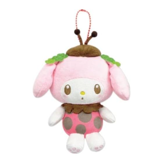 Hatayama Shoji Sanrio Mascot Pouch Little Kimono My Melody Ladybug Plush Pouch Mini Pouch Accessory Case Character Pouch Approx. Total Length 13cm