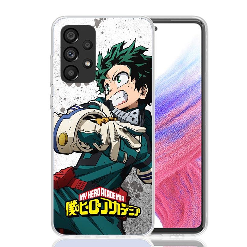 Midoriya Izuku Deku MHA My Hero Phone Case For Samsung Galaxy A52 A42 A32 A22 A12 A02S A72 A51 A41 A31 A21S A50S A71 A40 A30S A1