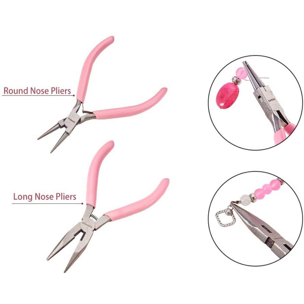 Hand Plier DIY Beading Jewelry Making Handmade Equipment Steel Beadwork Wire Wrapping Breaking Twisting Crafting Home