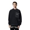 Converse Sudadera de Cuello Redondo Serie Año Nuevo Negro Oscuro 10024156-A02