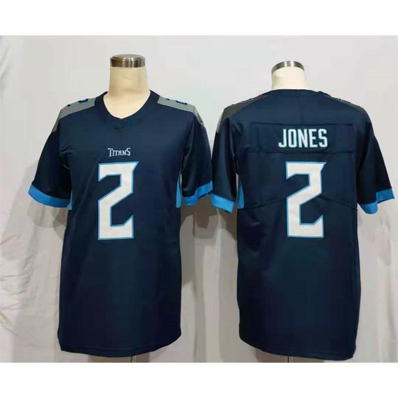 NFL Tennessee Titans Custom Embroidered Football Jersey Men Women Sportswear Lightweight Cotton Blend Team Apparel