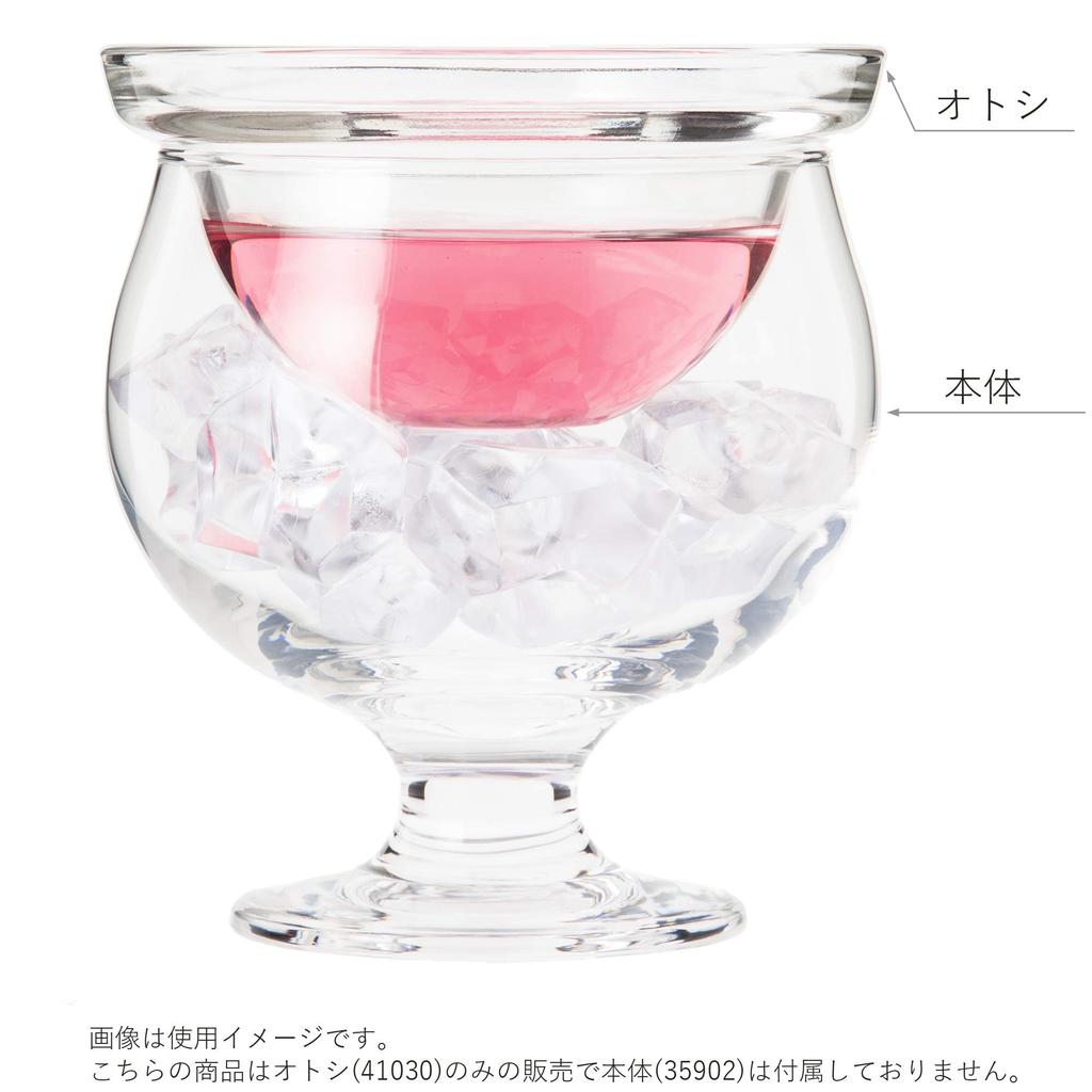Toyo Sasaki Glass Oyster Cocktail Made in Dishwasher x Glass, Japan, Safe, Clear, Approx. 11.0 5.3cm