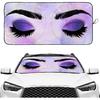 Funny Skull Gothic Hippie Skeleton Black Windshield Sunshade For Car SUV Truck Foldable Uv Ray Reflector Front Window Sun Shade Visor Shield Cover