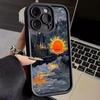 Personality Castle for Iphone17air Mobile Phone Case Apple 15 Anti-drop 16 Oil Painting 13promax New 14x