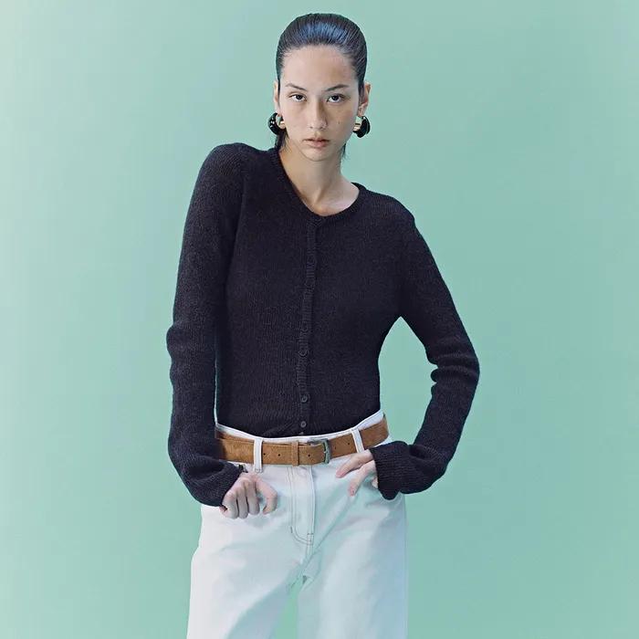 Real Suede Buckle Belt T199_2color