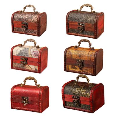 Jewelry Box Jewelry Organizer Antique with Handle Jewelry Storage Case Cosmetics Storage Box for Necklace Charm Earrings Stud