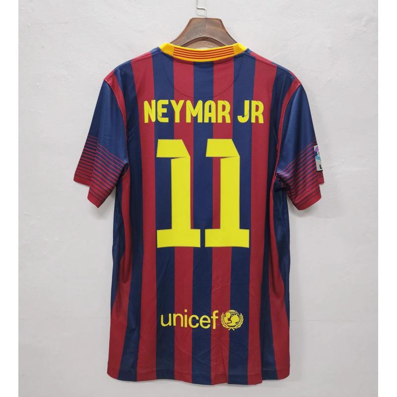 Maglia Barcelona 10-11 14-15 Casa N.. 10 No. 11 Maglia da calcio Neymar Maglia retrò