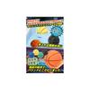 Rikopin Silent Basketball, Size 7, Urethane Foam Basketball, Sponge, Indoor Sports Practice Ball [Size 7 - Black]