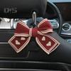 1/2Pcs Car Headrest Hooks Purse Bag Hangers Universal Easy Installation Cute Bow Design Storage Hooks Auto Interior Decor