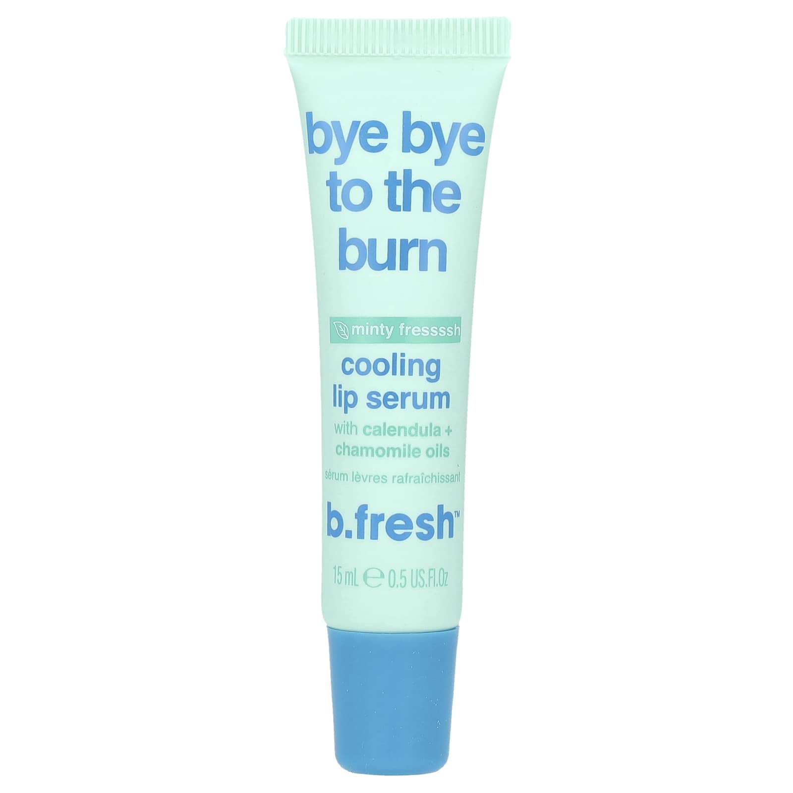 b.fresh, Bye Bye To The Burn, охлаждающая сыворотка для губ, мята, 0,5 жидких унций (15 мл)