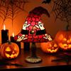 Witch Hat Lamp Stained Resin Gothic Wizard Hat LED Night Light Spooky Small Table Lamp for Indoor Bedroom Halloween Decor