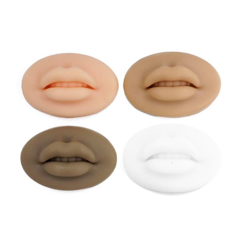 Tattoo Practice Skin 5D Lip Practice Silicone Skin Microblading Supplies For Permanent Makeup Lip Blush Training
