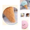 Adorable Five Color Macaron Ice Cream Plush Throw Pillow Cushion For Kids