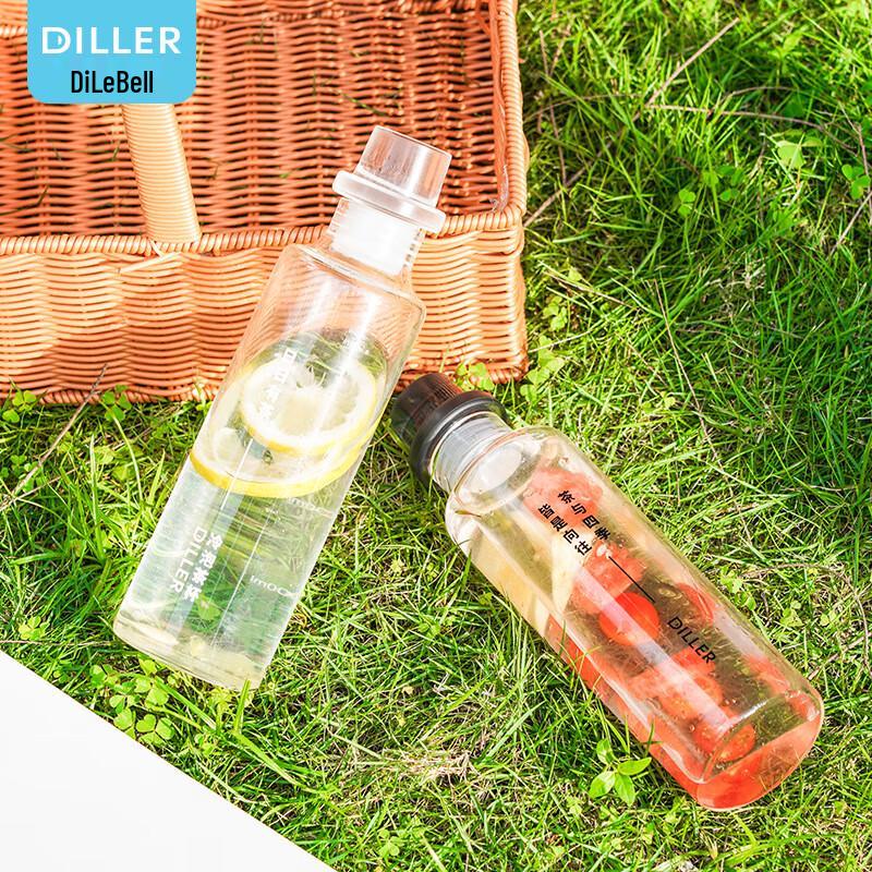 Dilebaier 500ML High Borosilicate Glass Portable Cup