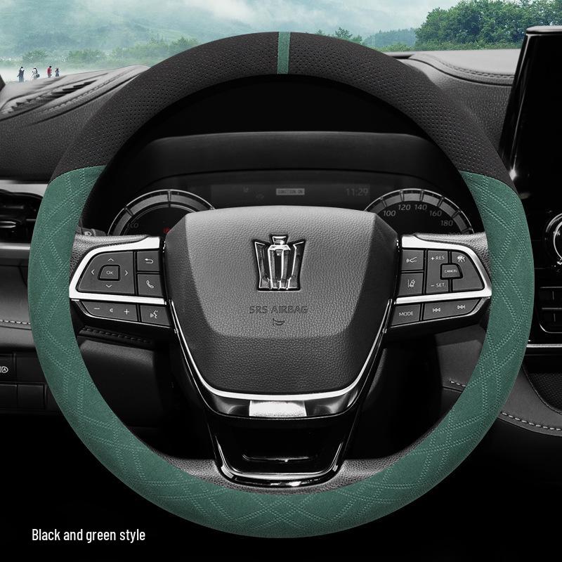 Toyota Crown Lu Fang Highlander All-Season Ultra-Thin Suede Steering Wheel Cover
