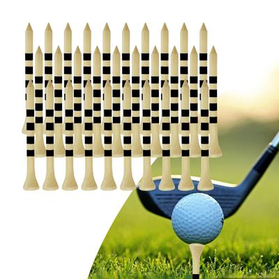 Tees de Golf en Bambou Accessoires Fiables Longueur Longue Exercice