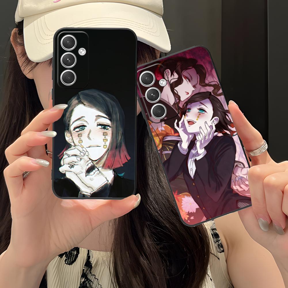 Demon Slayer Enmu Tamio Phone Case for Samsung Galaxy S25 S24 S23 S22 S21 S20 Note20 Plus FE Ultra Colour Printing Cover Pretty