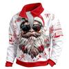 Men's Casual Long Sleeve Full-Zip Sweatshirt with Stand Collar Athletic Top