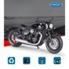 WELLY 1/12 Triumph Bonneville Bobber Alloy Racing Motorcycle Model Diecast Metal Street Motorcycle Model Simulation Kid Toy Gift