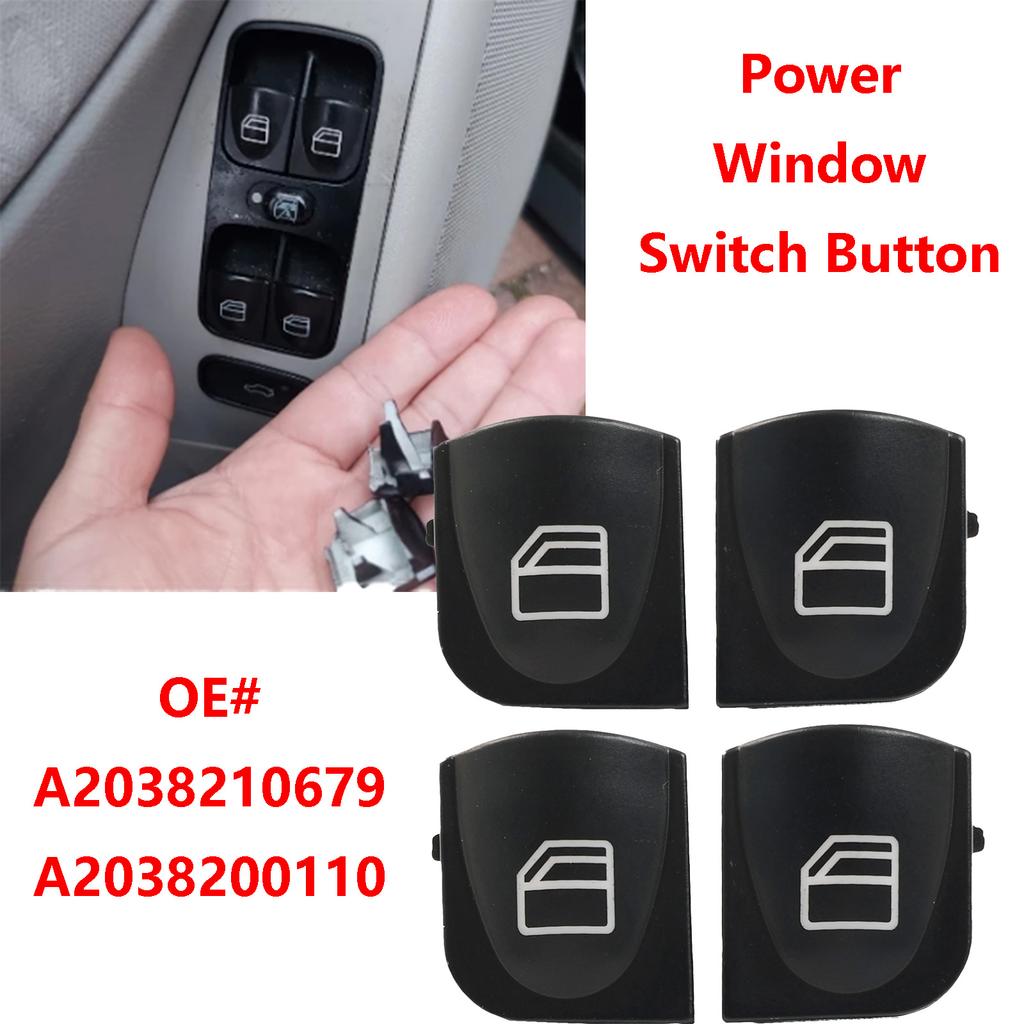 For Benz C-Class W203 C180 C200 C220 C230 C240 C270 C280 C350 C55 Power Window Switch Power Button Black A2038210679 A2038200110