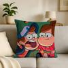 GGravity Süße FFälle Cartoon-Druck Kissenbezug Personalisierter Kissenbezug für Sofa Heimdekoration