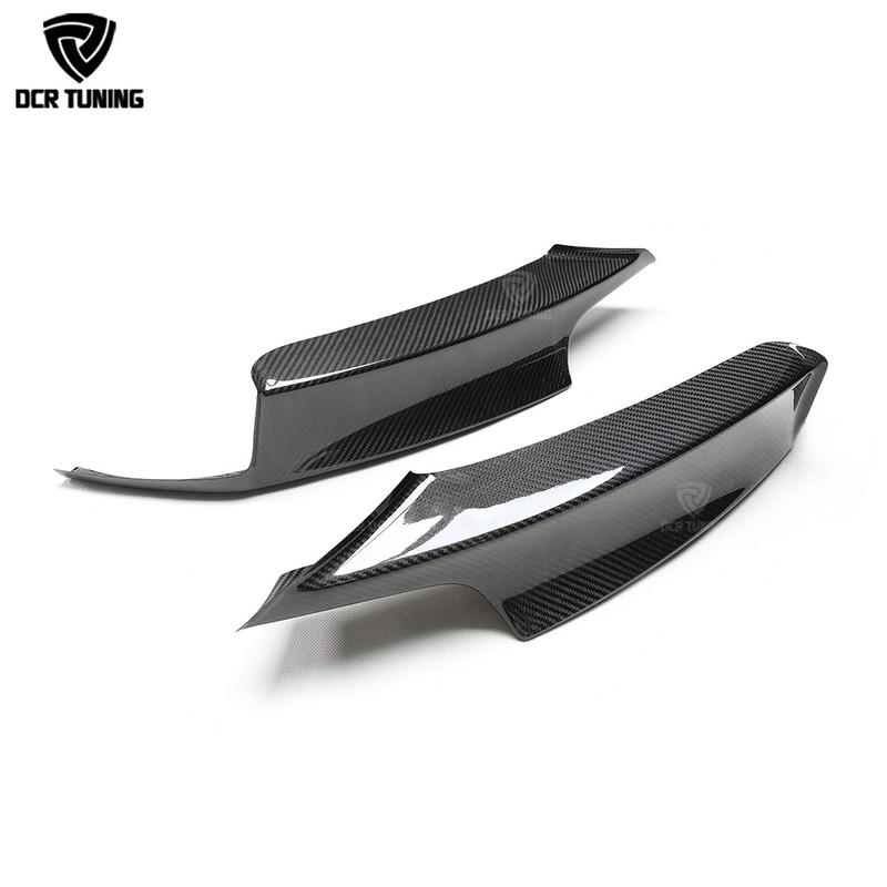 Car Styling Dry carbon M - Performance Front Bumper Lip Splitter For BMW F30 F35 320i 325i Sedan Rear Bumper Splitter 2012 - UP