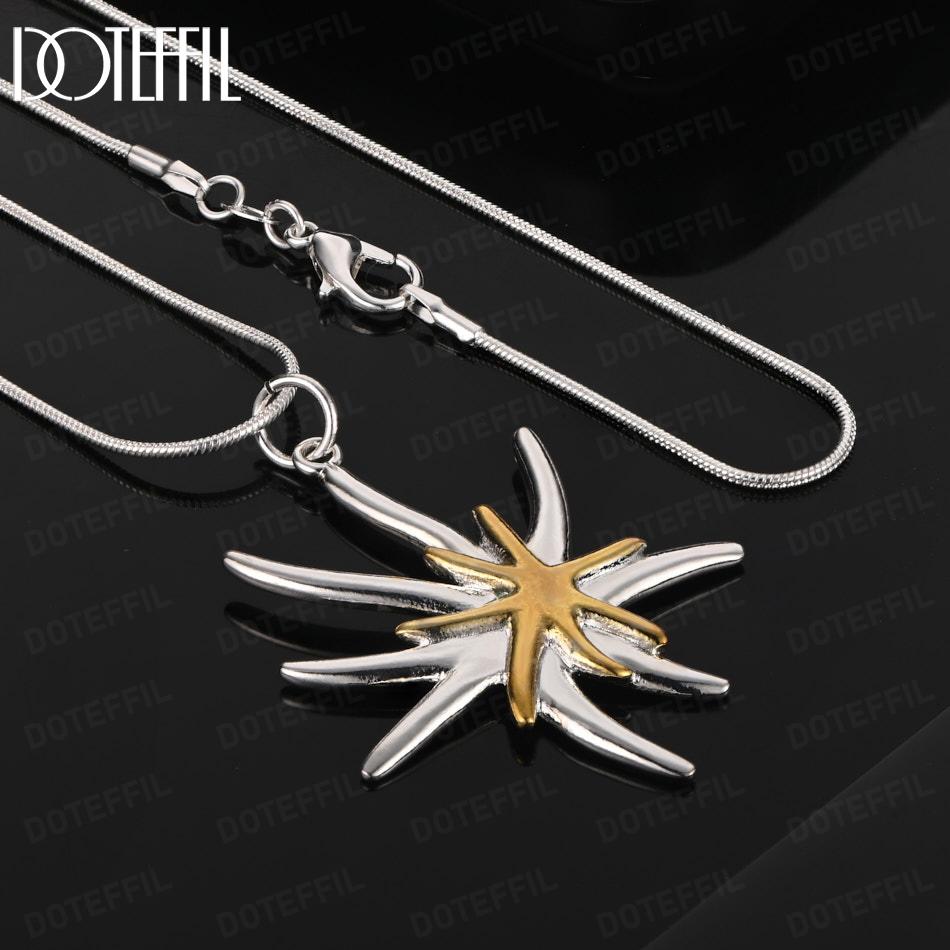 925 Sterling Silver Fashion Jewelry Wedding Pendant Necklace