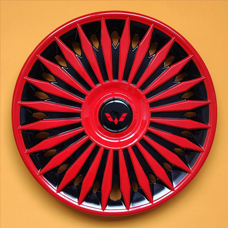 Compatible Wheel Hub Covers for Wuling Rongguang (Double Row), Hongguang VPLUS, Zhiguang S, and Zhengcheng (Single Row).