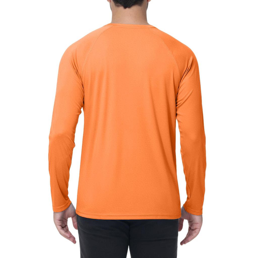 Men's Sun Protection Shirts Spring Summer UPF 50+ Long Sleeve Quick Dry Men Shirts Breathable Hiking Fish Performance Tops UV-Proof