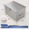 Lockable Stainless Steel Hardware Toolbox - Rectangular Thickened Storage Box