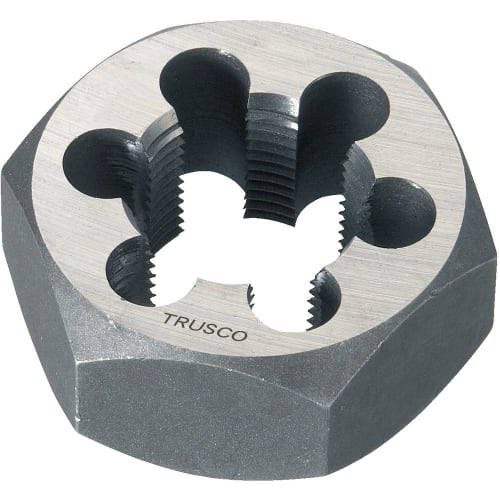 TRUSCO Hex Sarane Nut Die, Fine Thread, M18 X 1.5, TD6-18 X 1.5