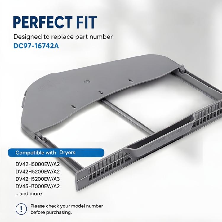 Heavy Duty Stainless Steel Lint Screen For Extended Dryer Usage DC97 16742A