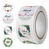 500 Self-Adhesive Thank You, Dessert, Cake, & Baking Stickers - Cartoon & Floral Styles for Children & Wedding Rewards