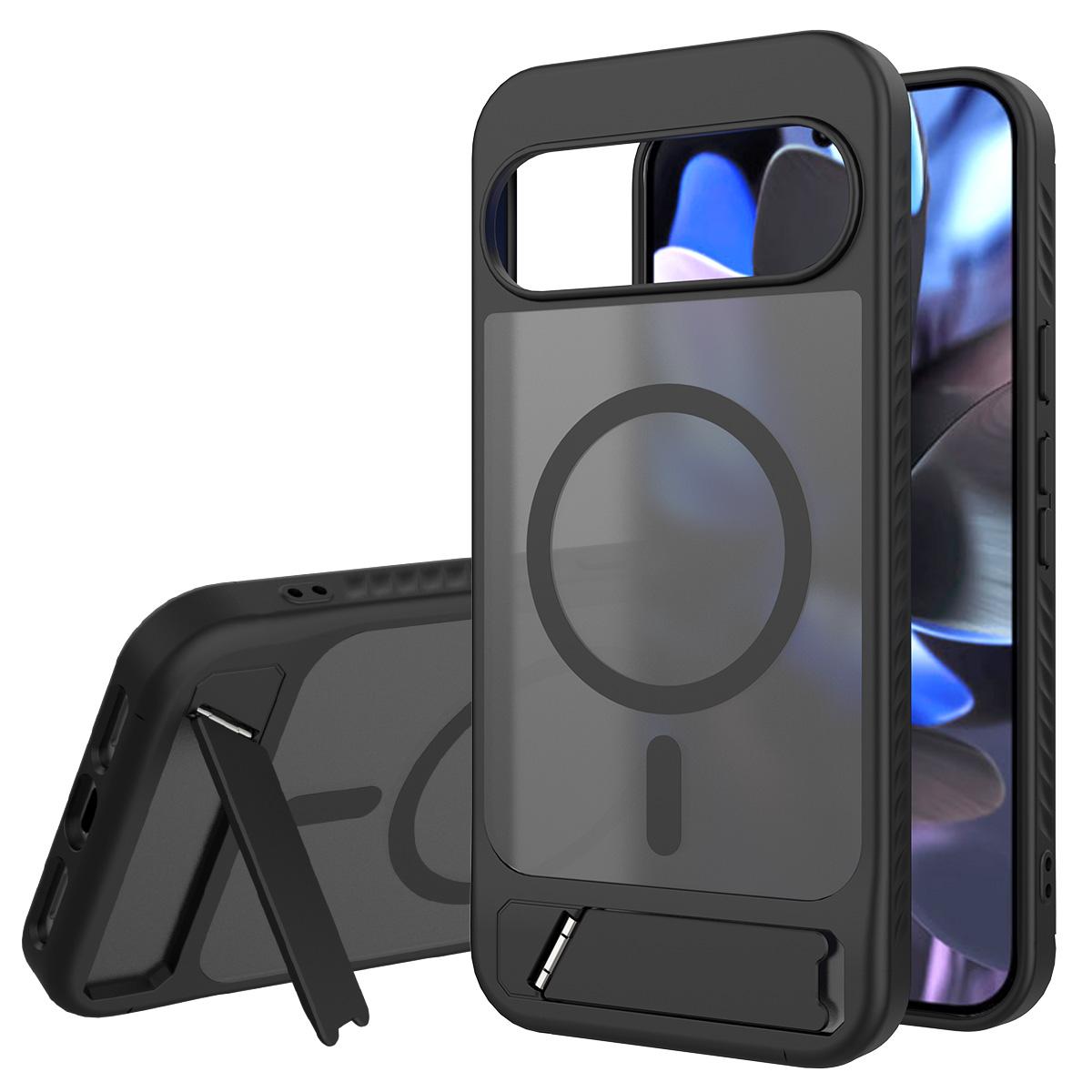 

Phone Case for Google Pixel 10 Pro XL 9 Pro Magnetic Wireless Charging Cover for Google Pixel 10 Pro Transparent Brackret Cover Google Pixel 10 Pro