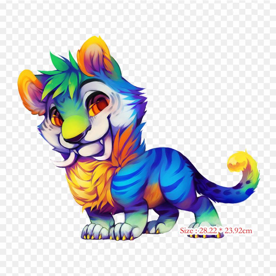 

Виниловые нашивки Croods Thunk с термопереносной печатью, наклейки для одежды, аппликации «сделай сам», моющиеся нашивки