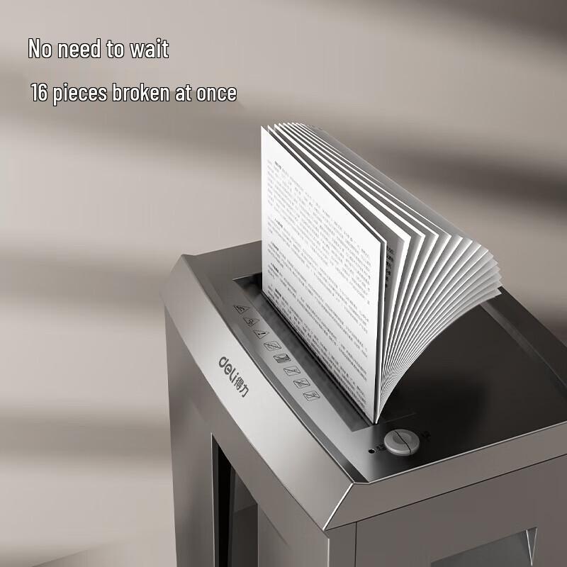 Deli T610 Commercial High-Security Shredder CN plug (adapter included)